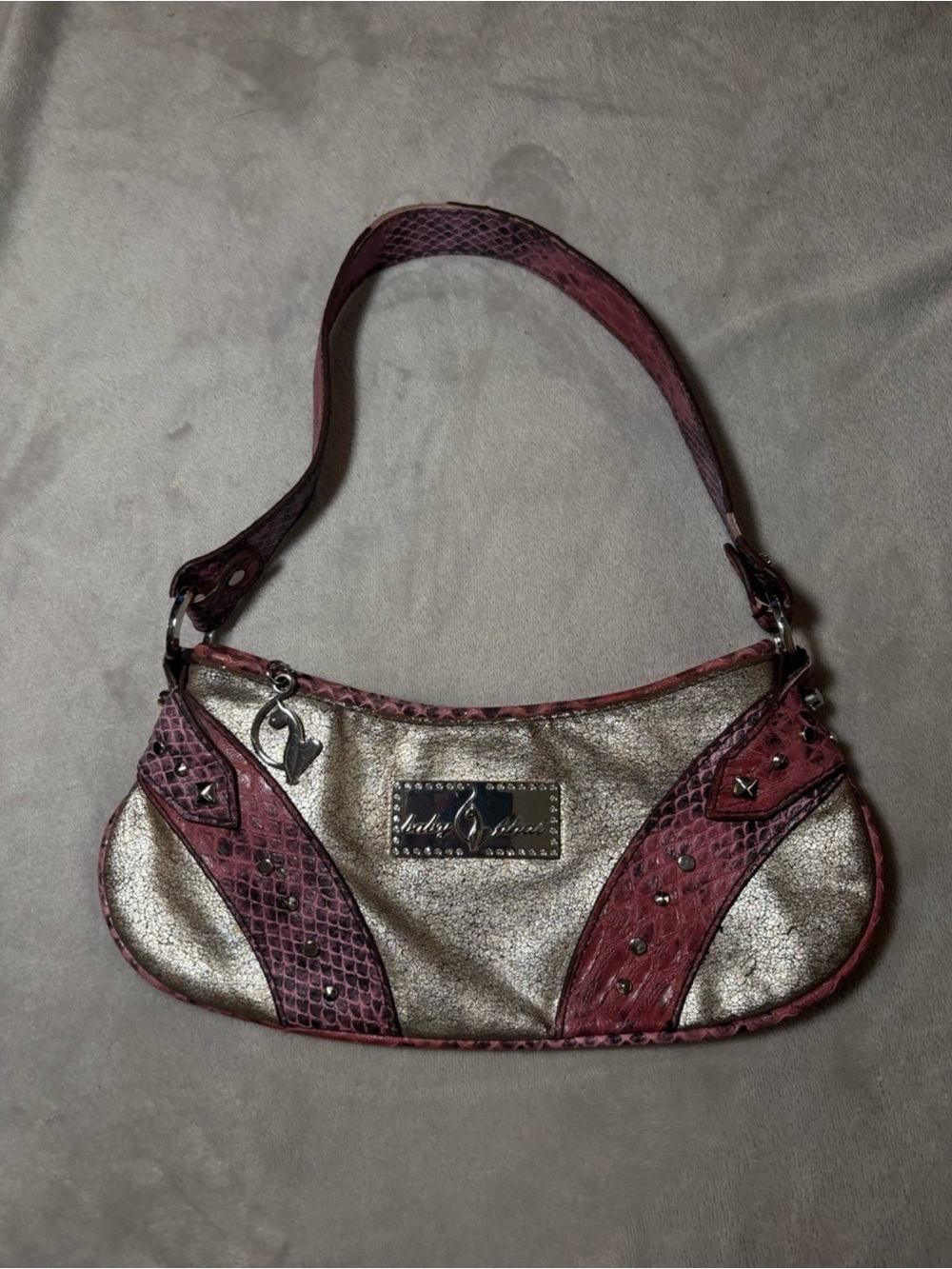 Baby Phat Y2K Mini Silver Bag